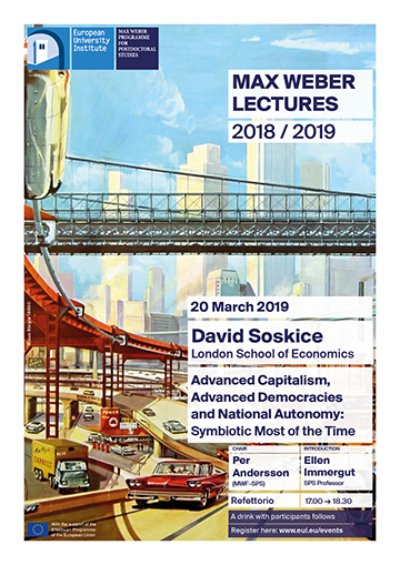 MW Lecture: Advanced Capitalism, Advanced Democracies and National Autonomy